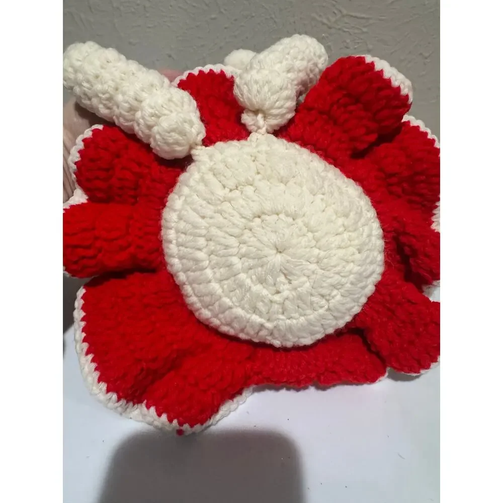 Vintage Crocheted Christmas Girl